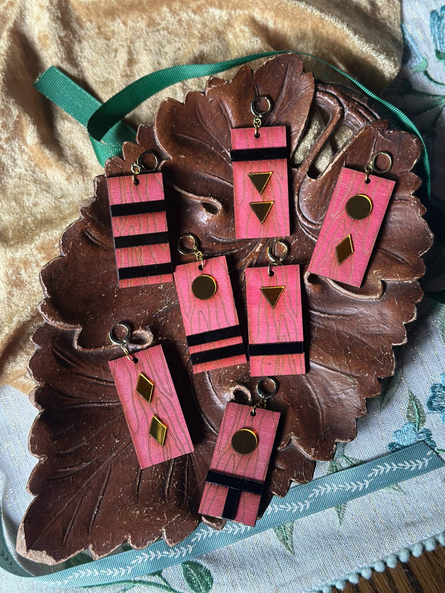 Cozy Bath Token Earrings