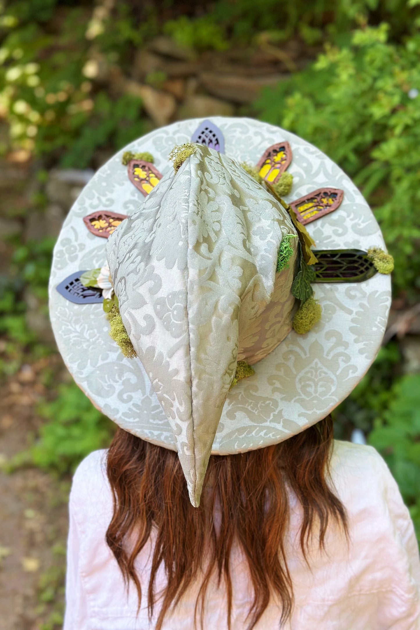 "Wizard of the Crumbling Tower" - OOAK Magician Halo Hat