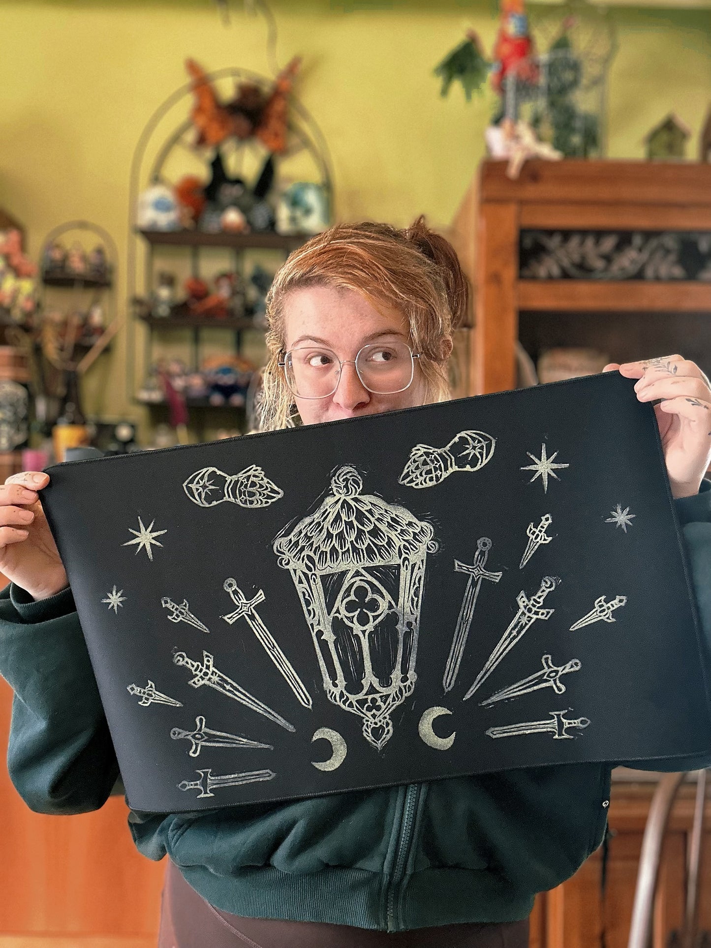 "Watcher of the Night" - Printed Playmat - Misprint