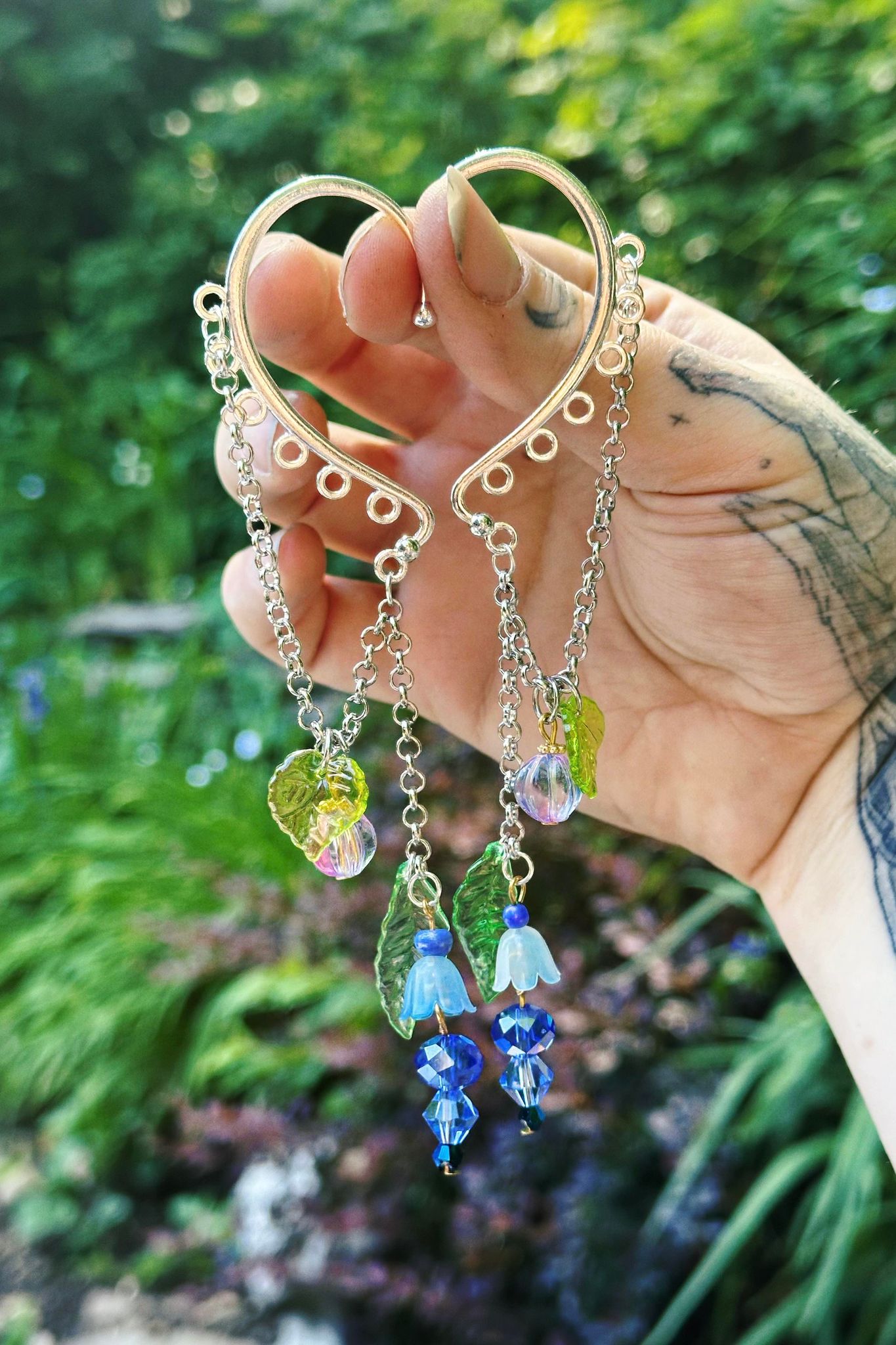 "Dew Drop Dreams" - OOAK Ear Cuff