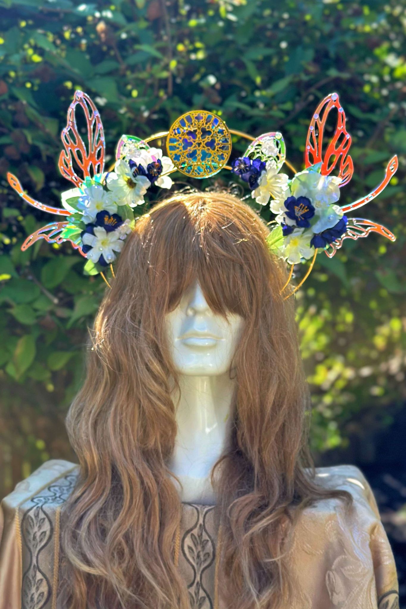Queen of the Fae - OOAK Stained Halo Crown