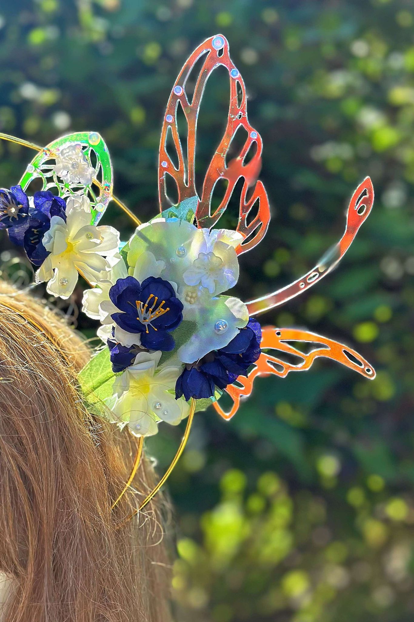 Queen of the Fae - OOAK Stained Halo Crown