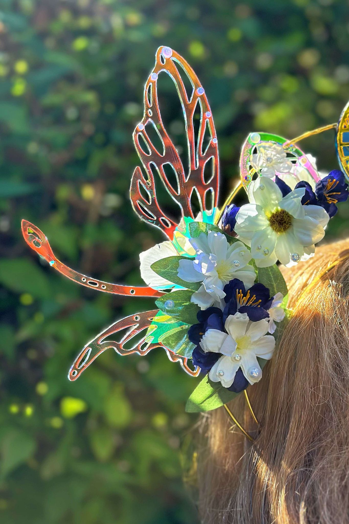 Queen of the Fae - OOAK Stained Halo Crown