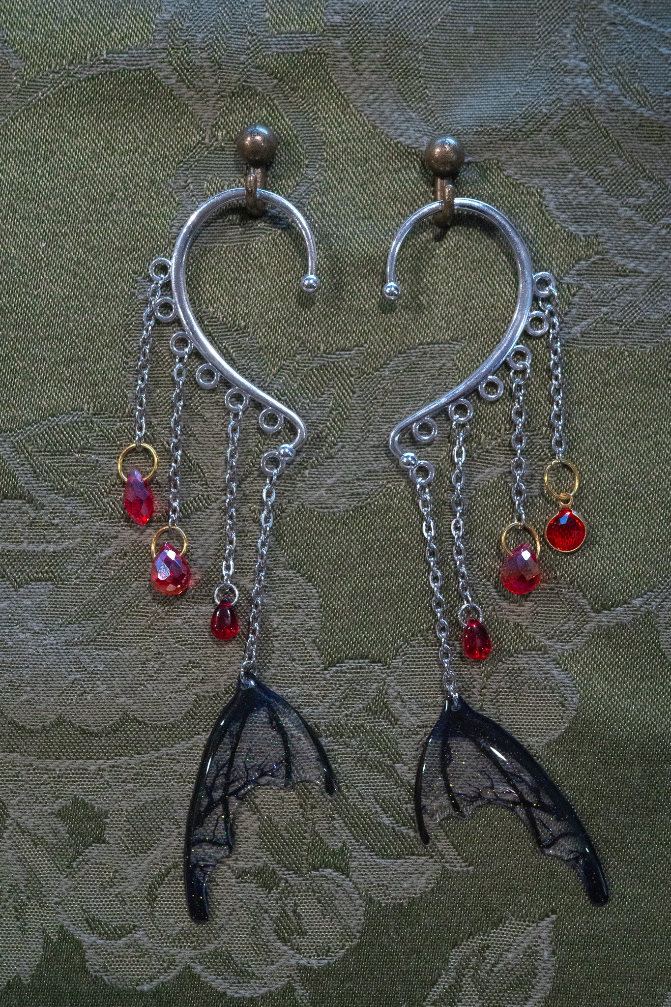 "Cathedral Cavern" - OOAK Earcuff Pair