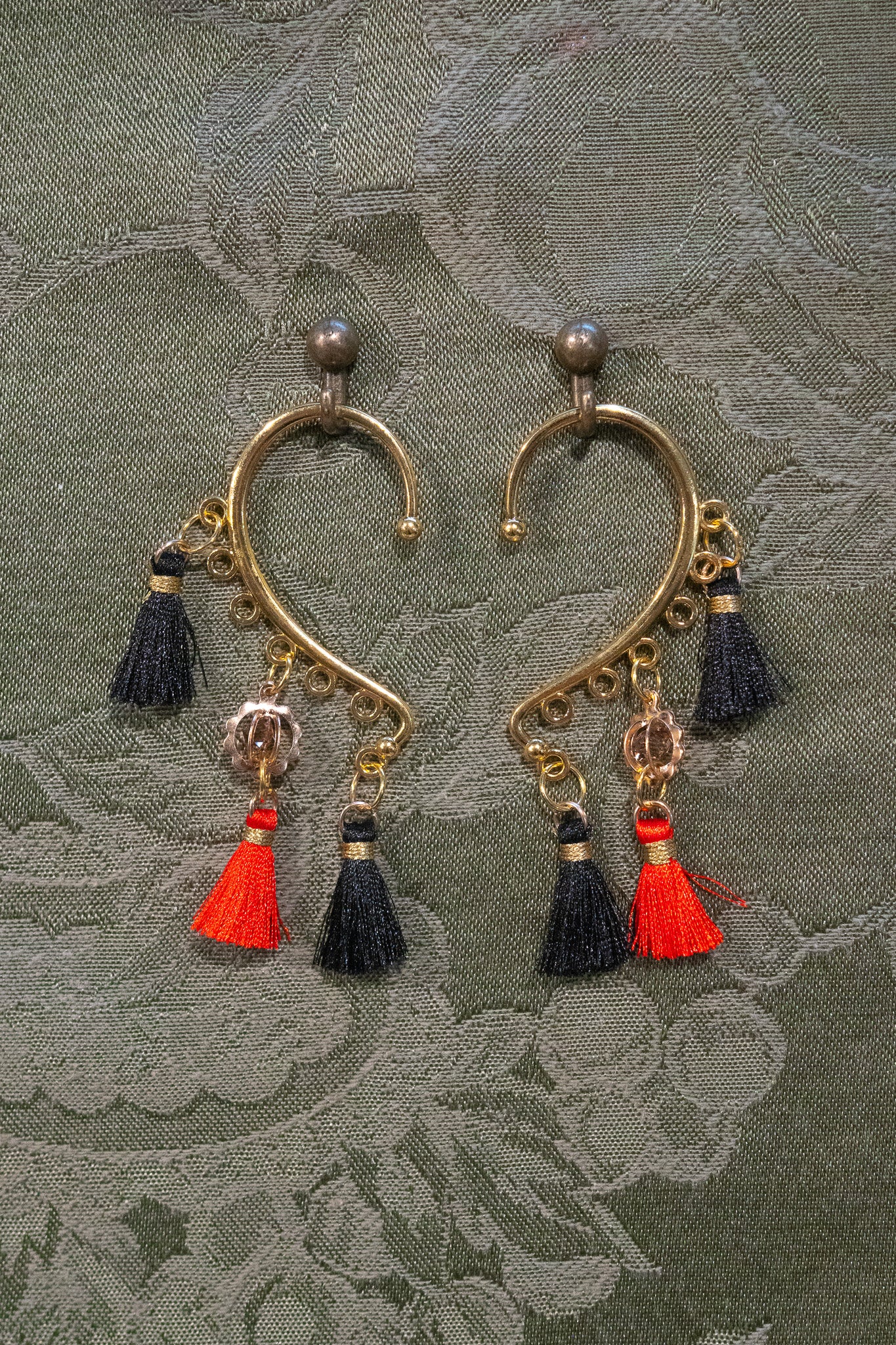 "Drops of Passion" - OOAK Earcuff Pair