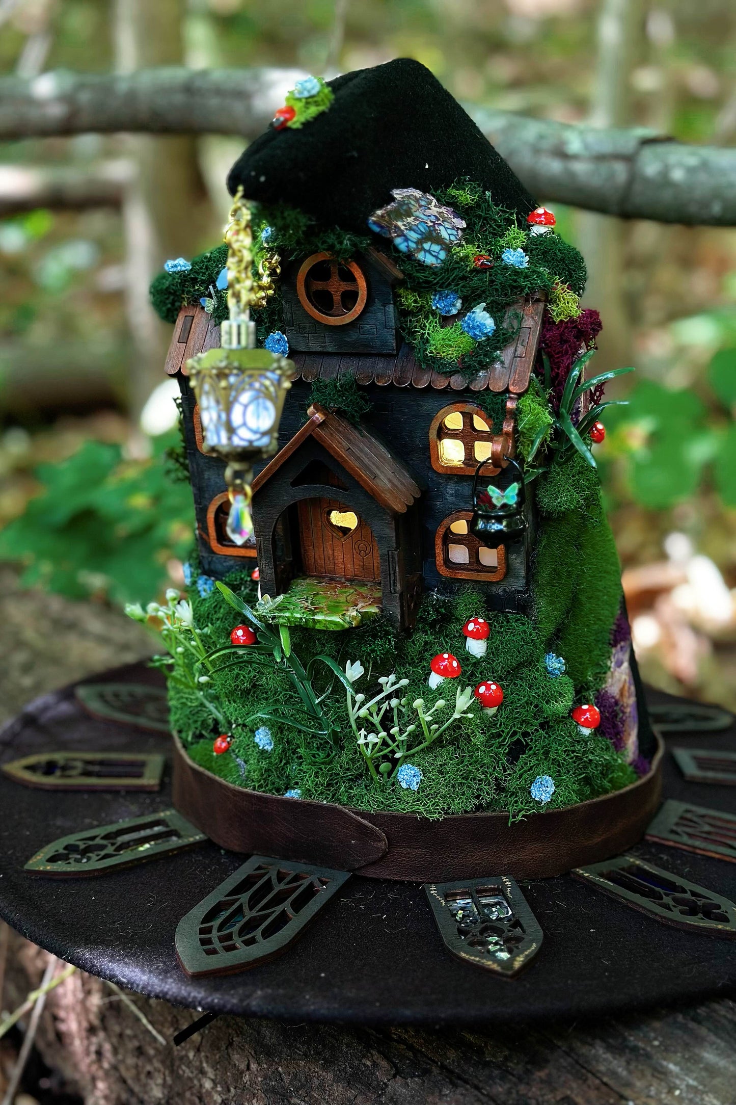 "Witch of the Fae Folk" - OOAK Witch Hat