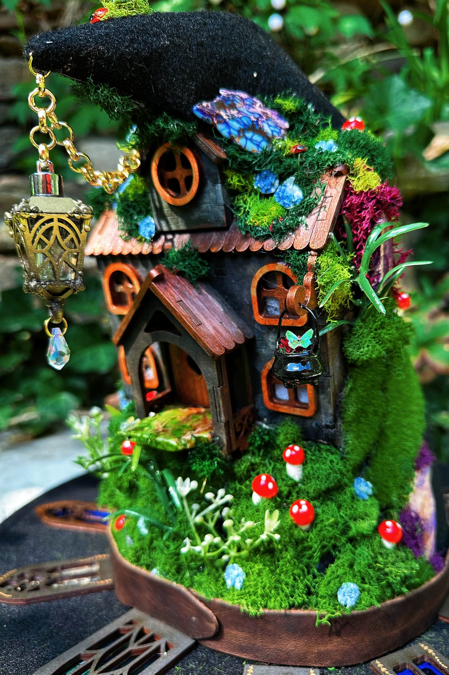 "Witch of the Fae Folk" - OOAK Witch Hat