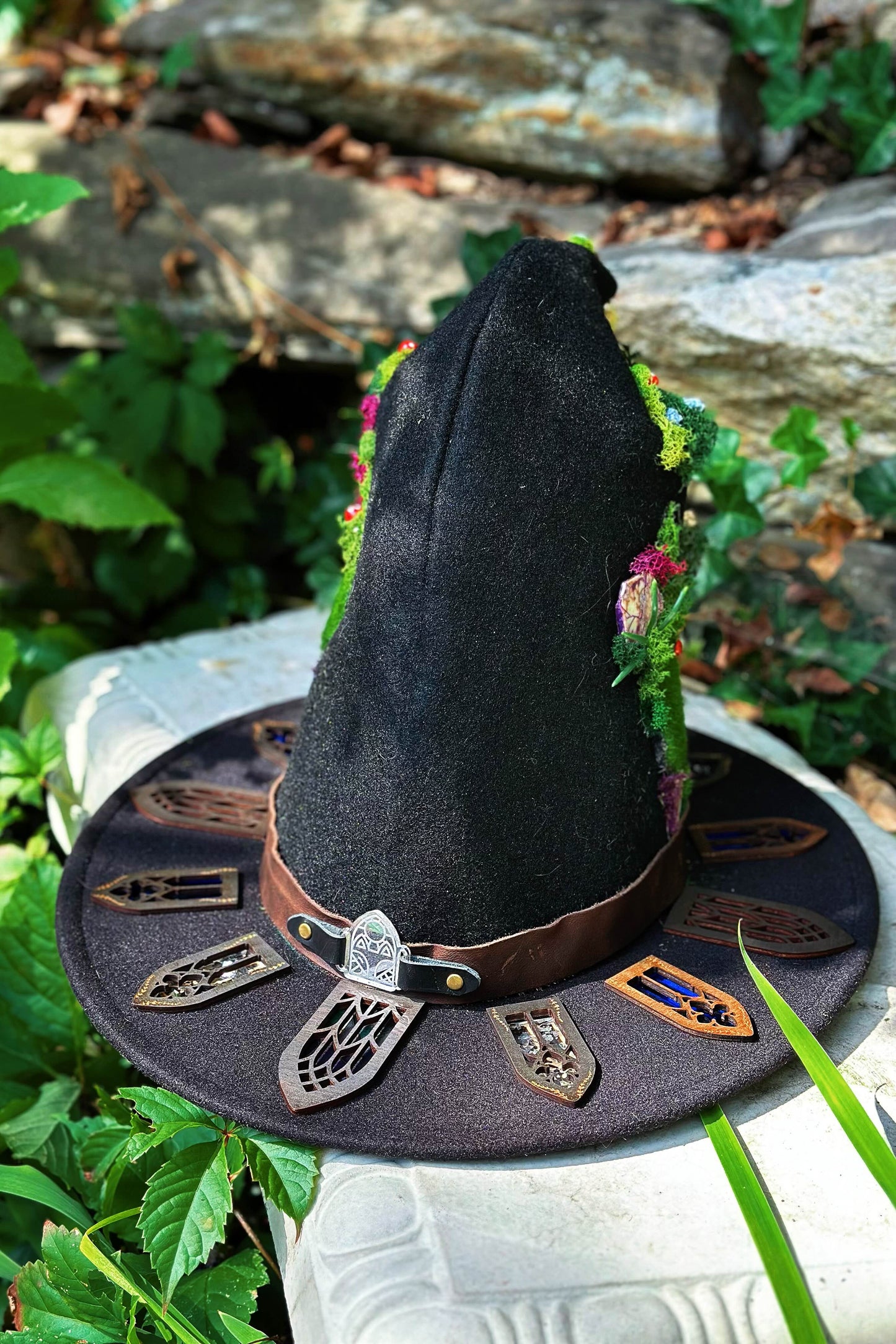 "Witch of the Fae Folk" - OOAK Witch Hat