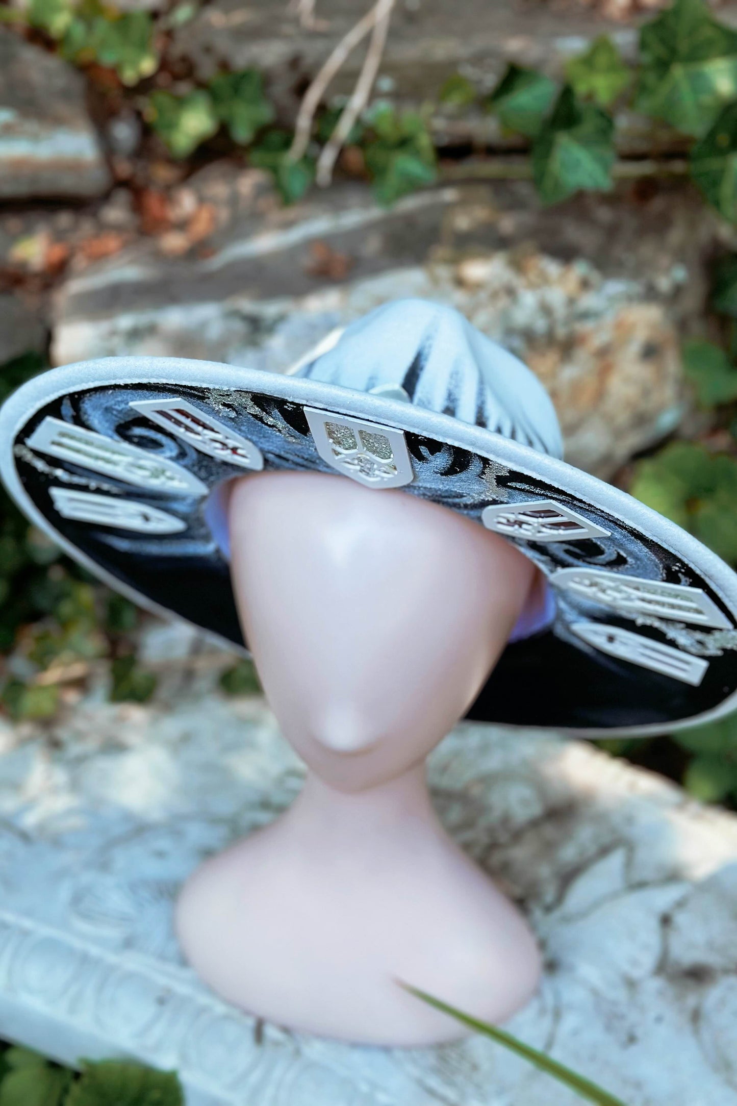 "The Doomed Acolyte" - OOAK Halo Hat