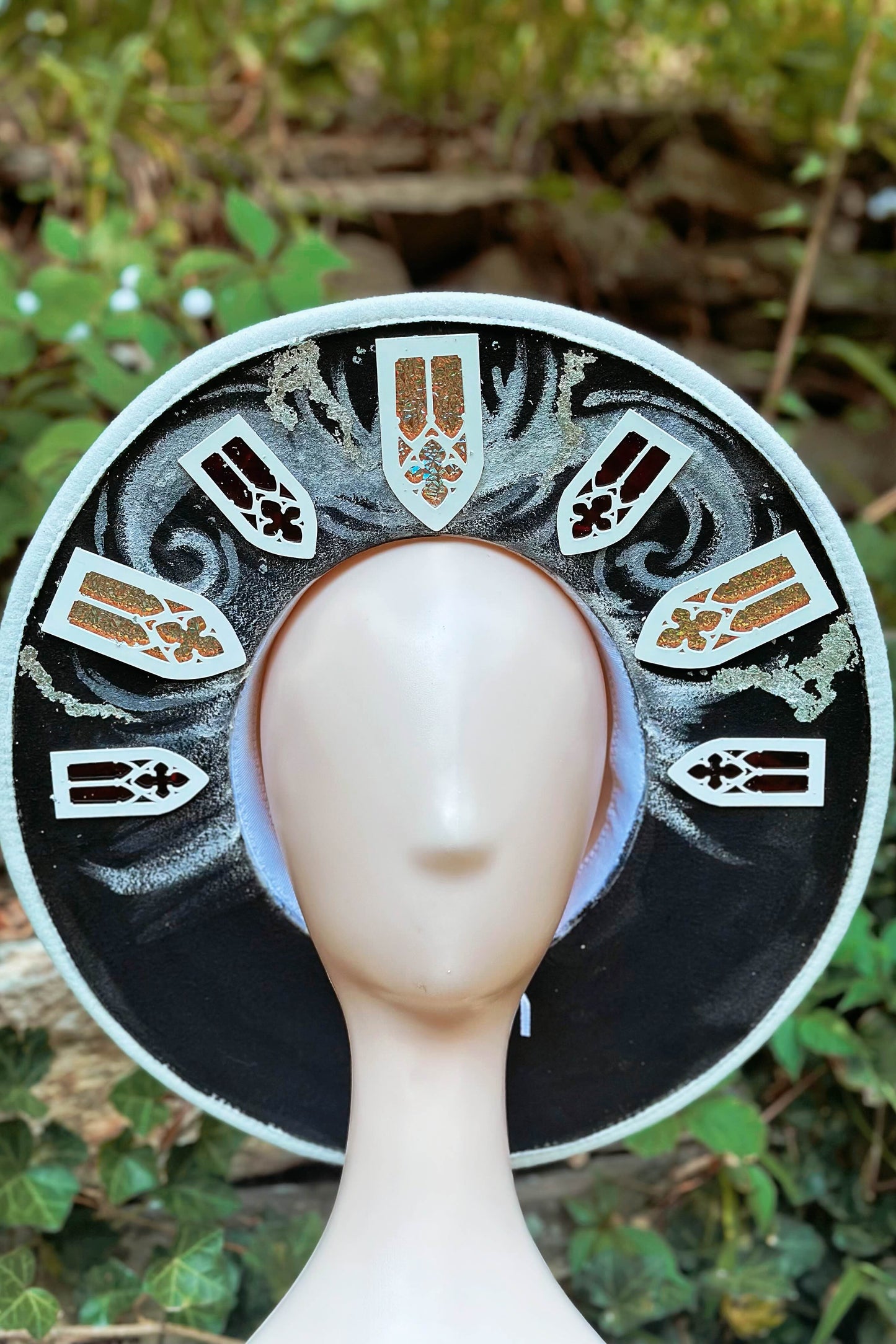 "The Doomed Acolyte" - OOAK Halo Hat