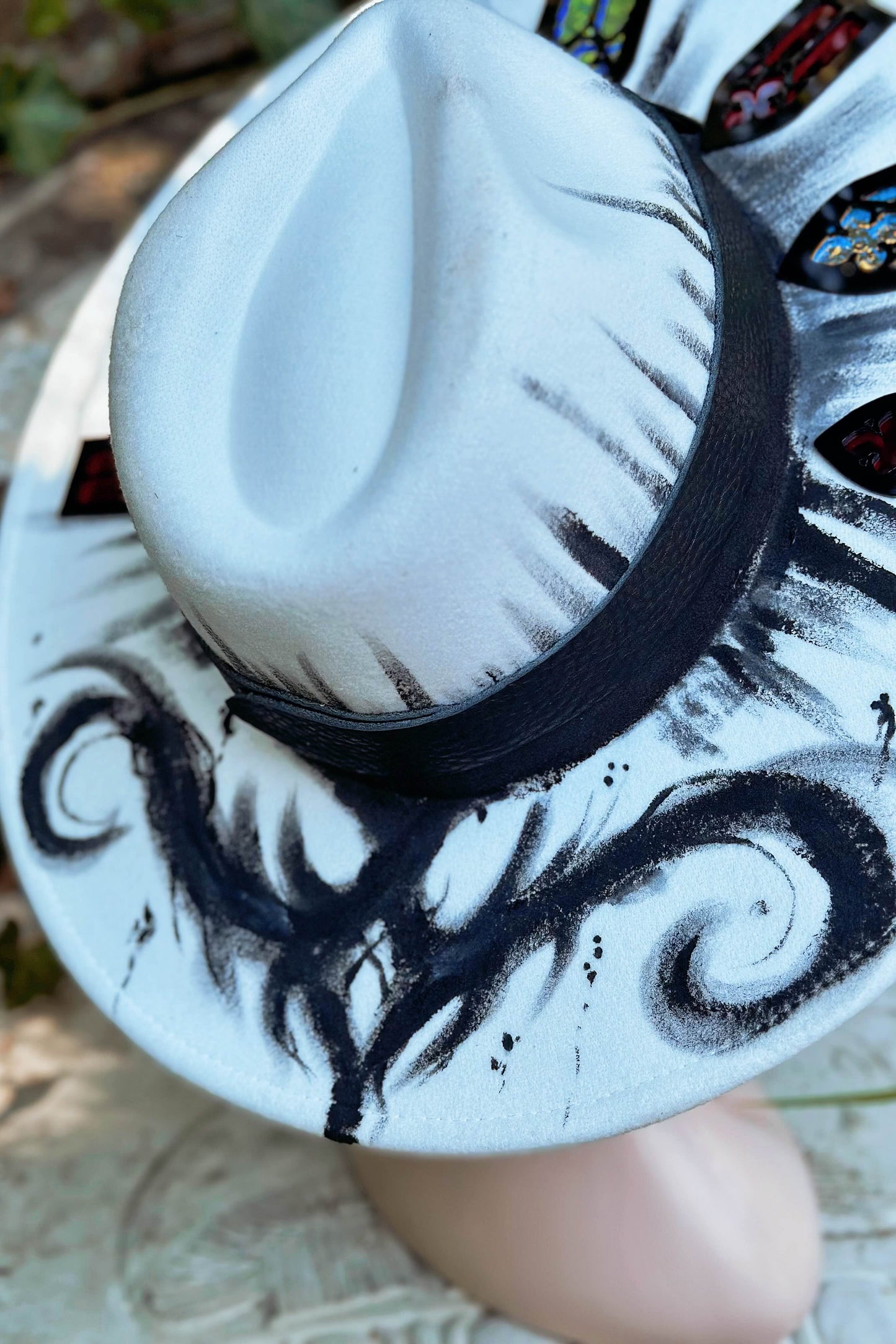 "The Doomed Acolyte" - OOAK Halo Hat