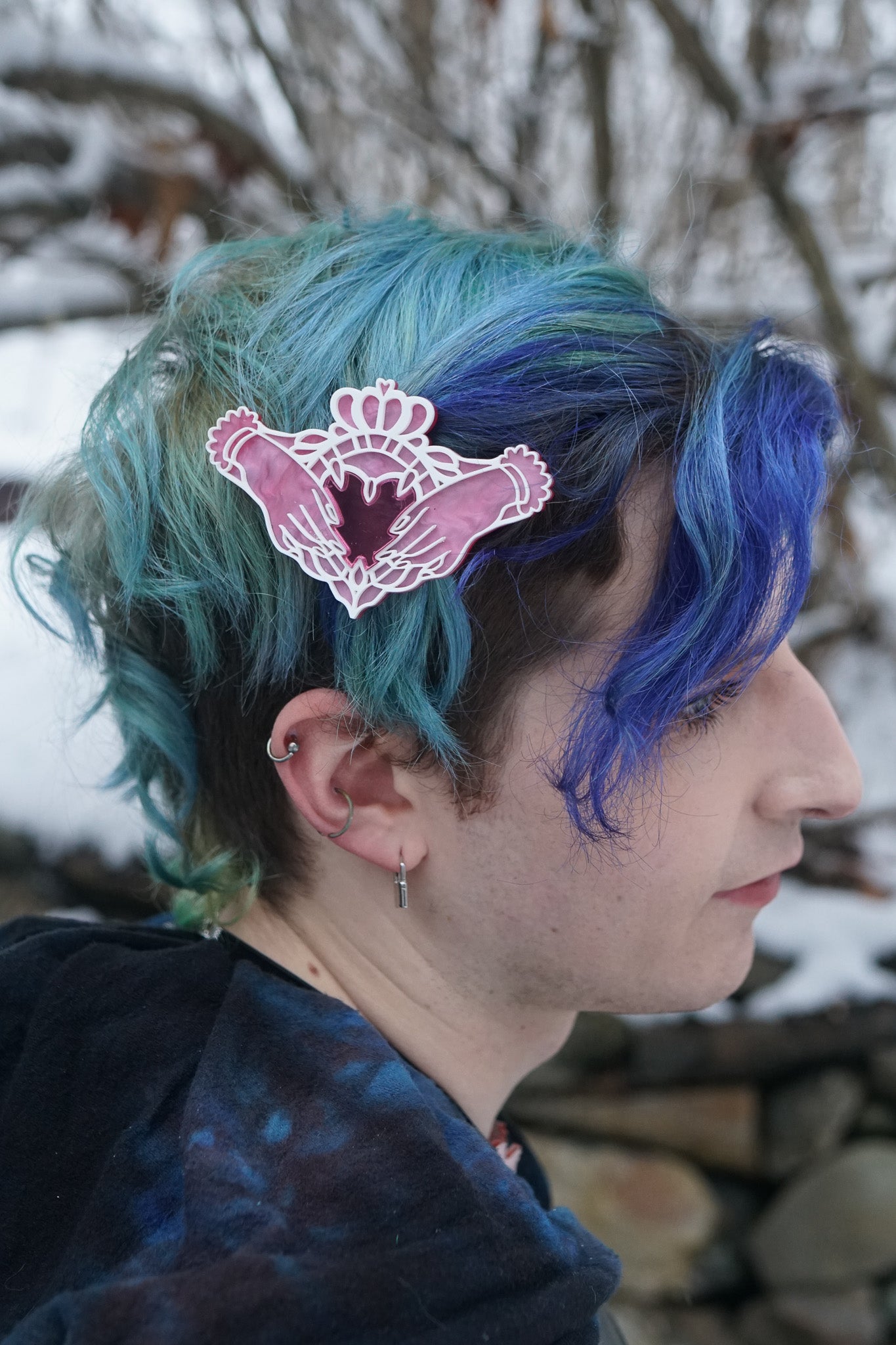 Loyal Hands Hair Clip