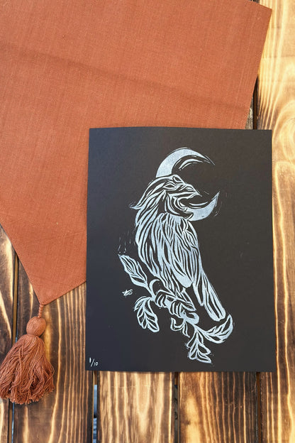 Celestial Raven Prints