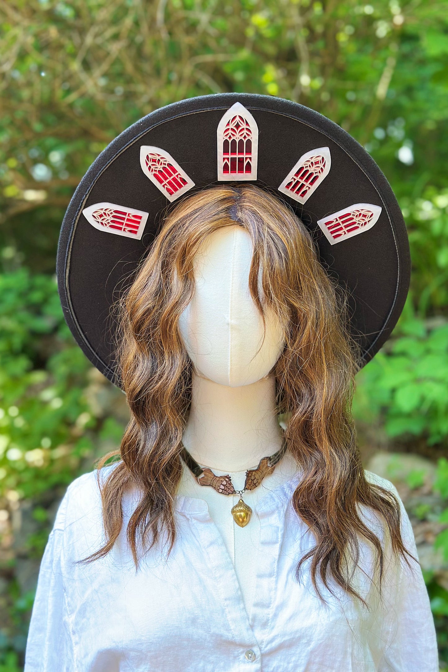 "Turning of Summer" - OOAK Halo Hat