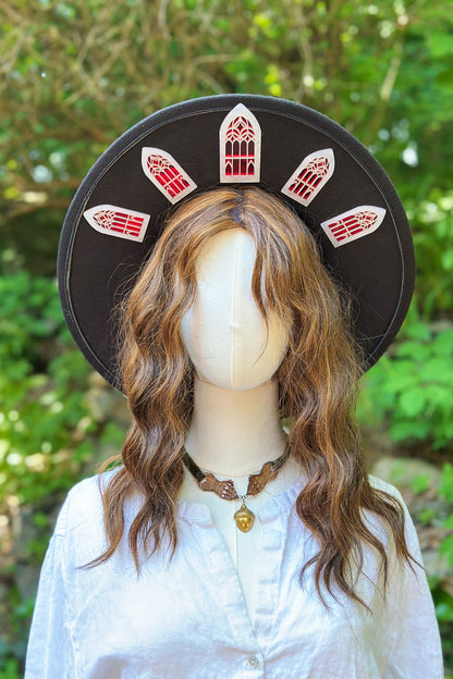 "Turning of Summer" - OOAK Halo Hat