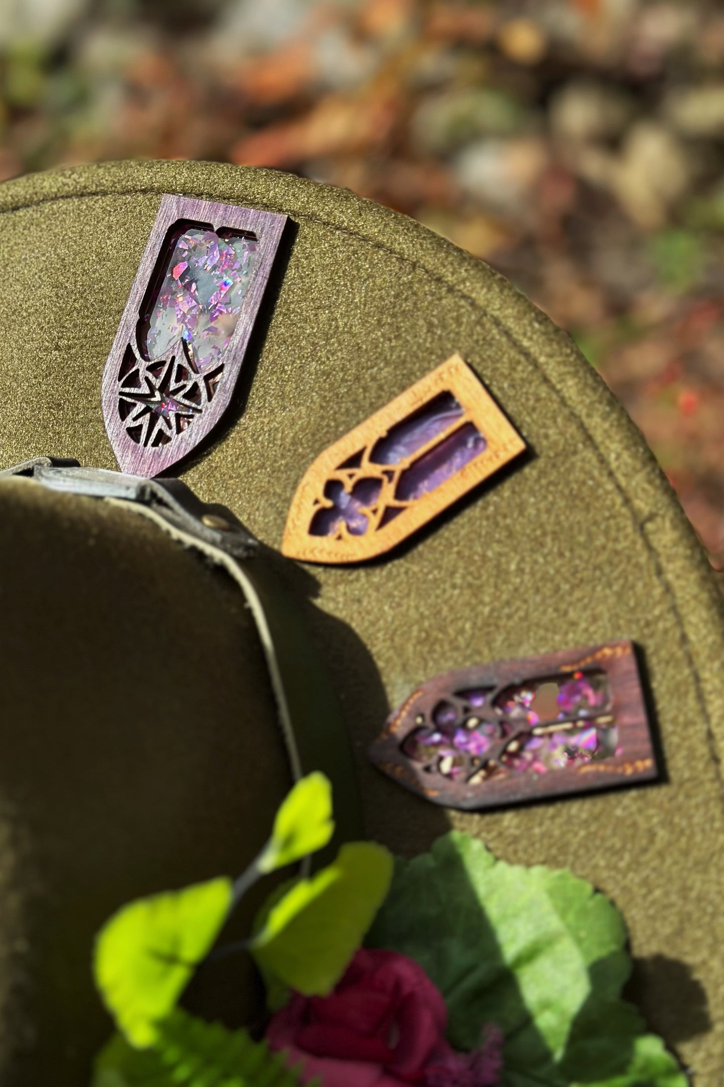 "Harvest Song" - OOAK Halo Hat