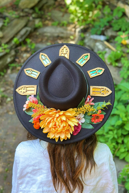 "Harvest Dreams" - OOAK Halo Hat