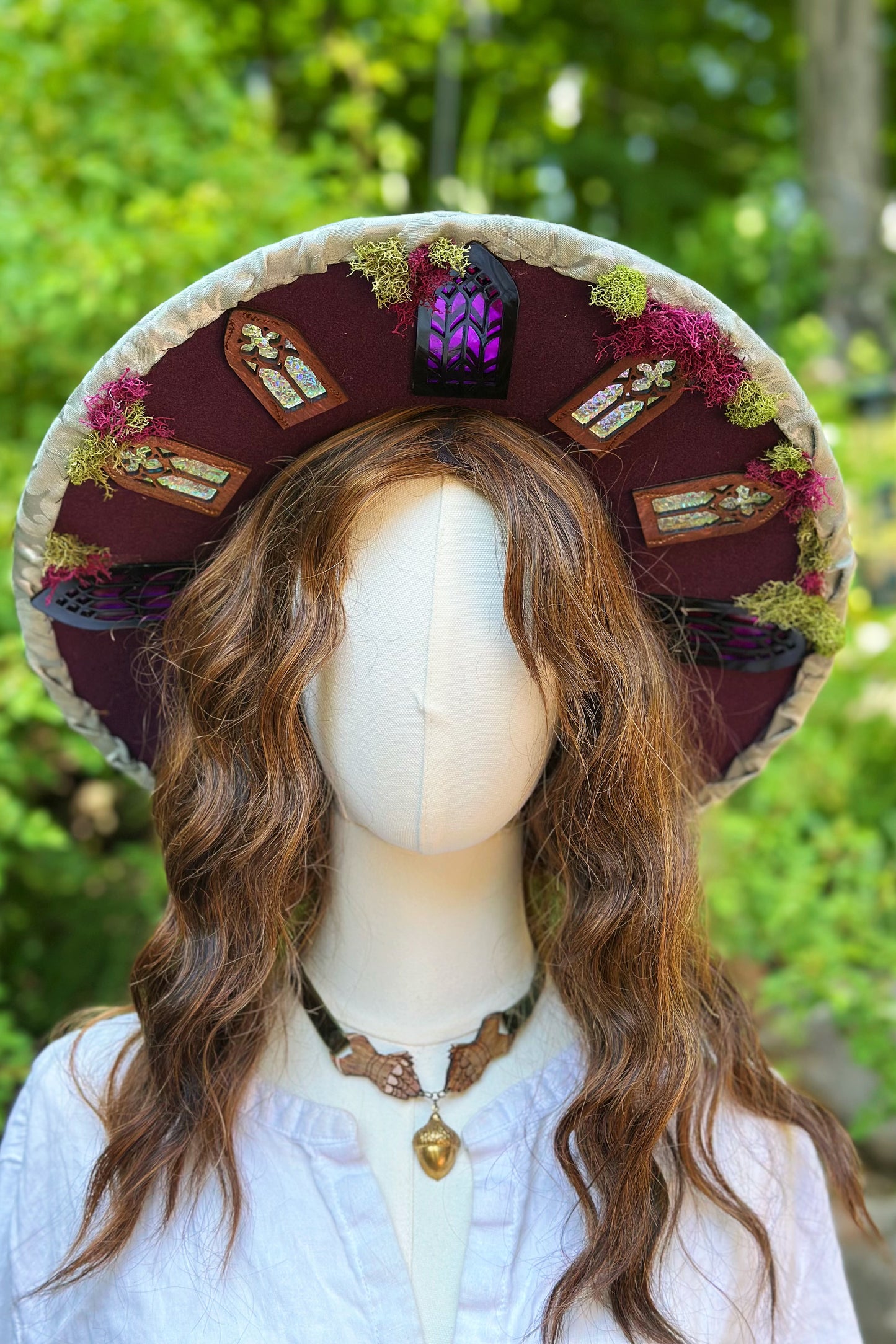 "Wizard of the Crumbling Tower" - OOAK Magician Halo Hat