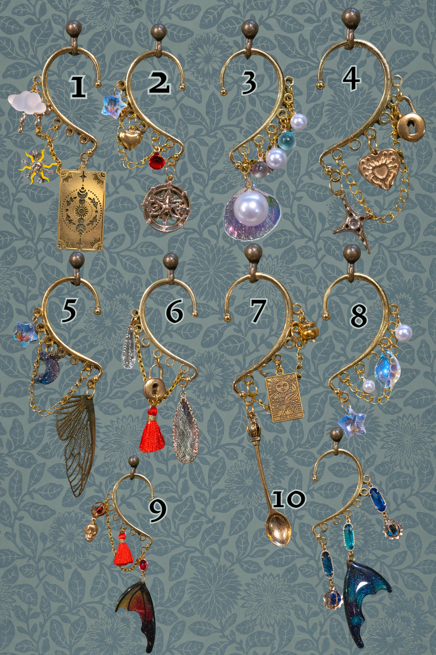 One of a Kind Single Earcuffs - Gold