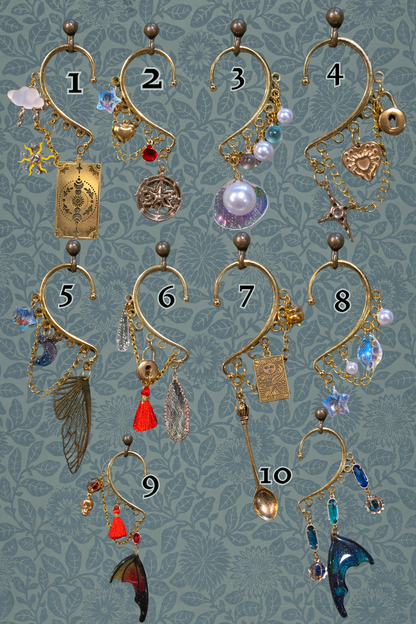 One of a Kind Single Earcuffs - Gold