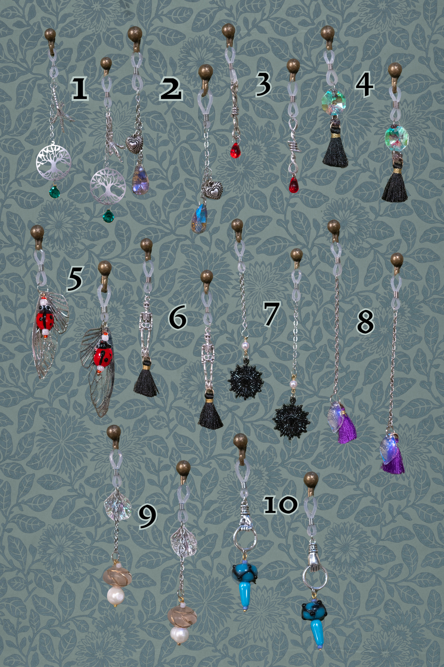 One of a Kind Glasses Charms