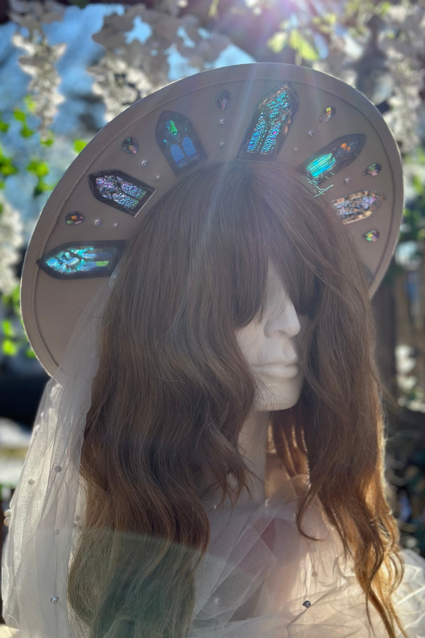 “Guinevere’s Sonnet” - OOAK Halo Hat