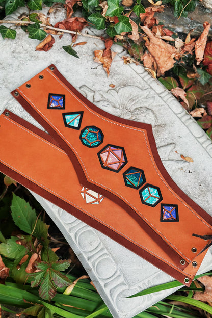 “Master of the Dice" - OOAK Corset Belt - Size LARGE