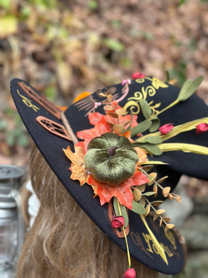 A Witches' Gathering - Stained Halo Witch Hat