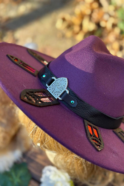 "Grave Robber's Bounty" - OOAK Stained Halo Hat