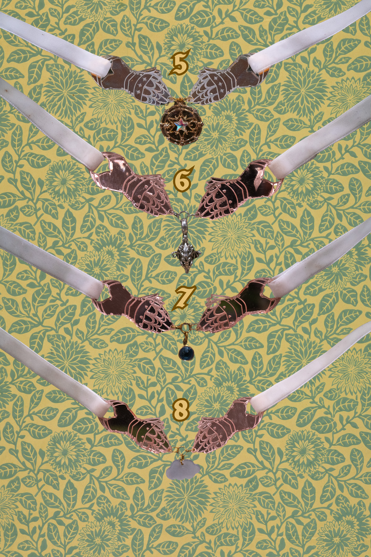 The Knight's Trinket Choker - White