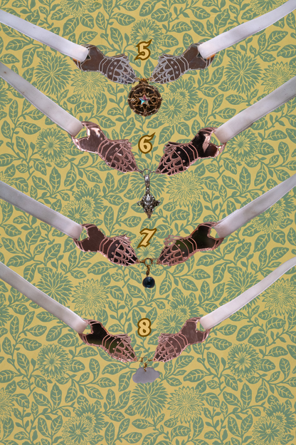 The Knight's Trinket Choker - White