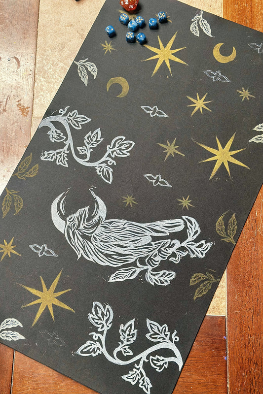 "Watcher of the Night" - Printed Playmat - Misprint