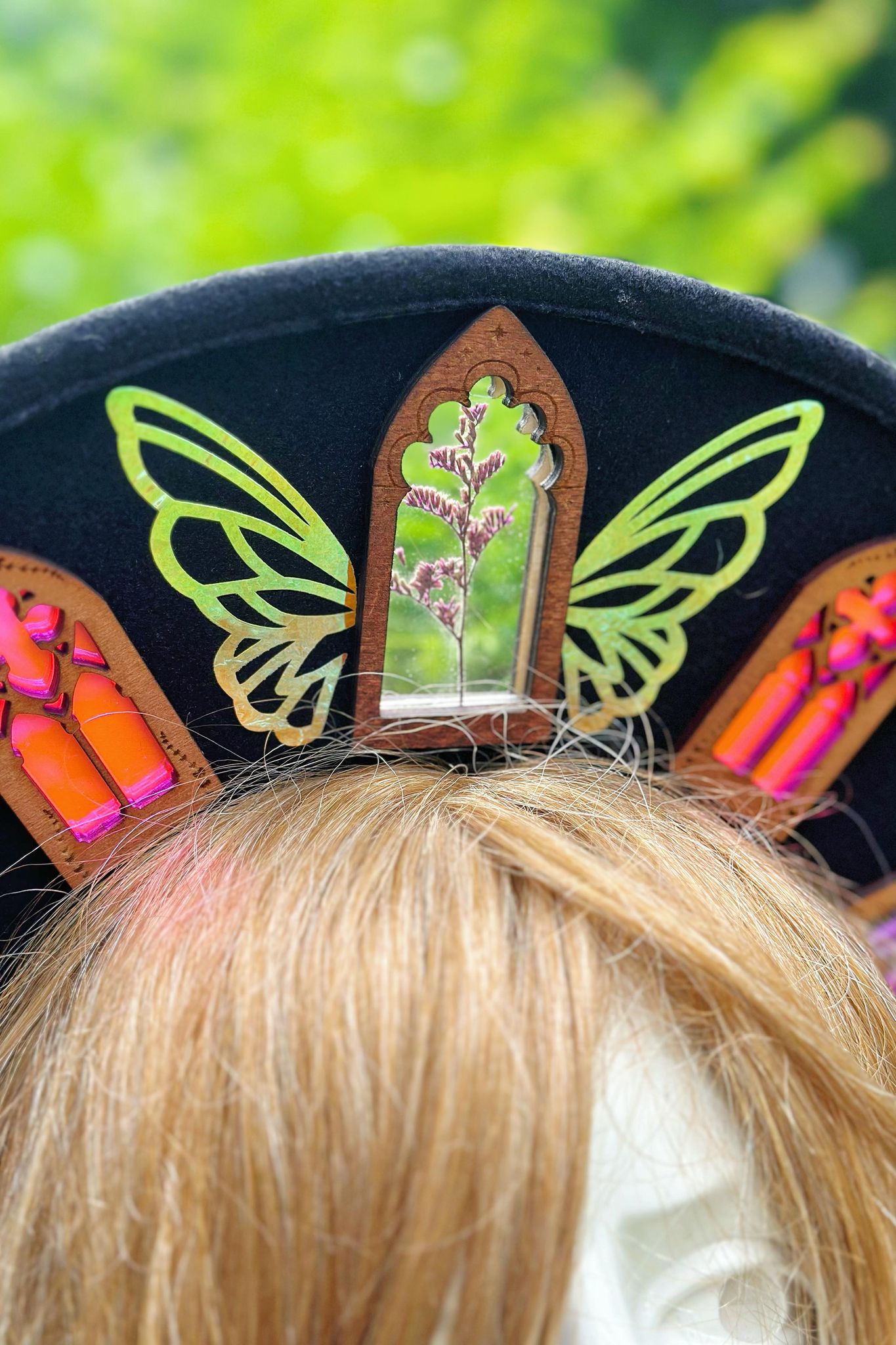 "Lavender Pixie" - OOAK Halo Hat