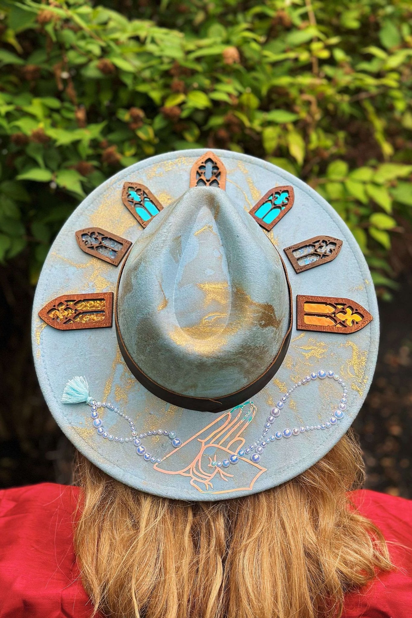 "The Student of Strength" - Monk Inspired OOAK Hat