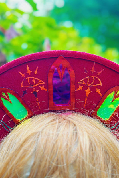 "The Power Seeker" - Warlock Inspired OOAK Hat