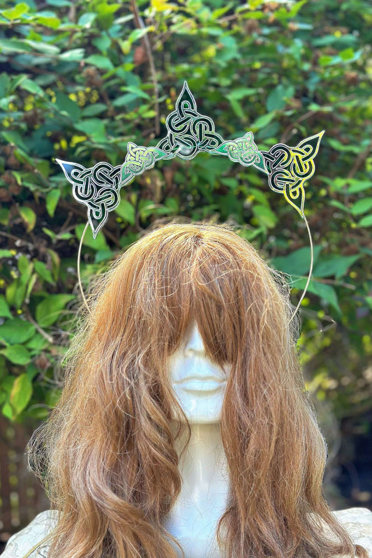 The Seelie's Crown - OOAK Stained Halo Crown