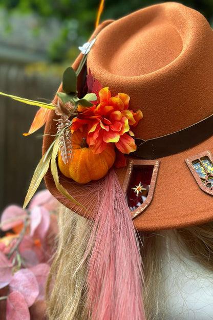 "Captain of the Harvest" OOAK Halo Hat