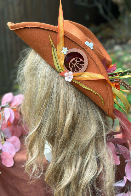 "Captain of the Harvest" OOAK Halo Hat