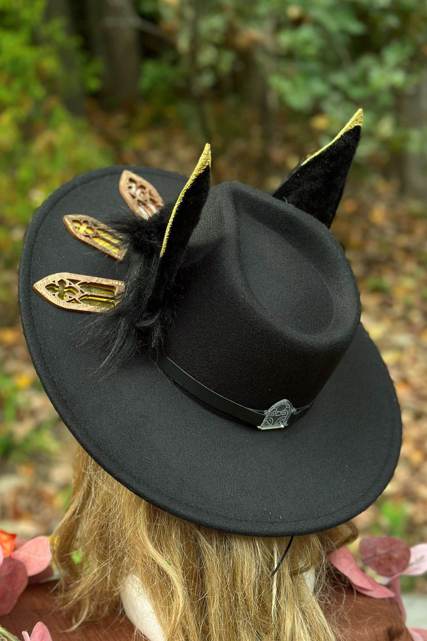 "The Howls of Anubis" OOAK Halo Hat