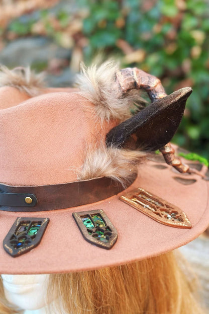 "Ludo's Lament" - OOAK Stained Halo Hat