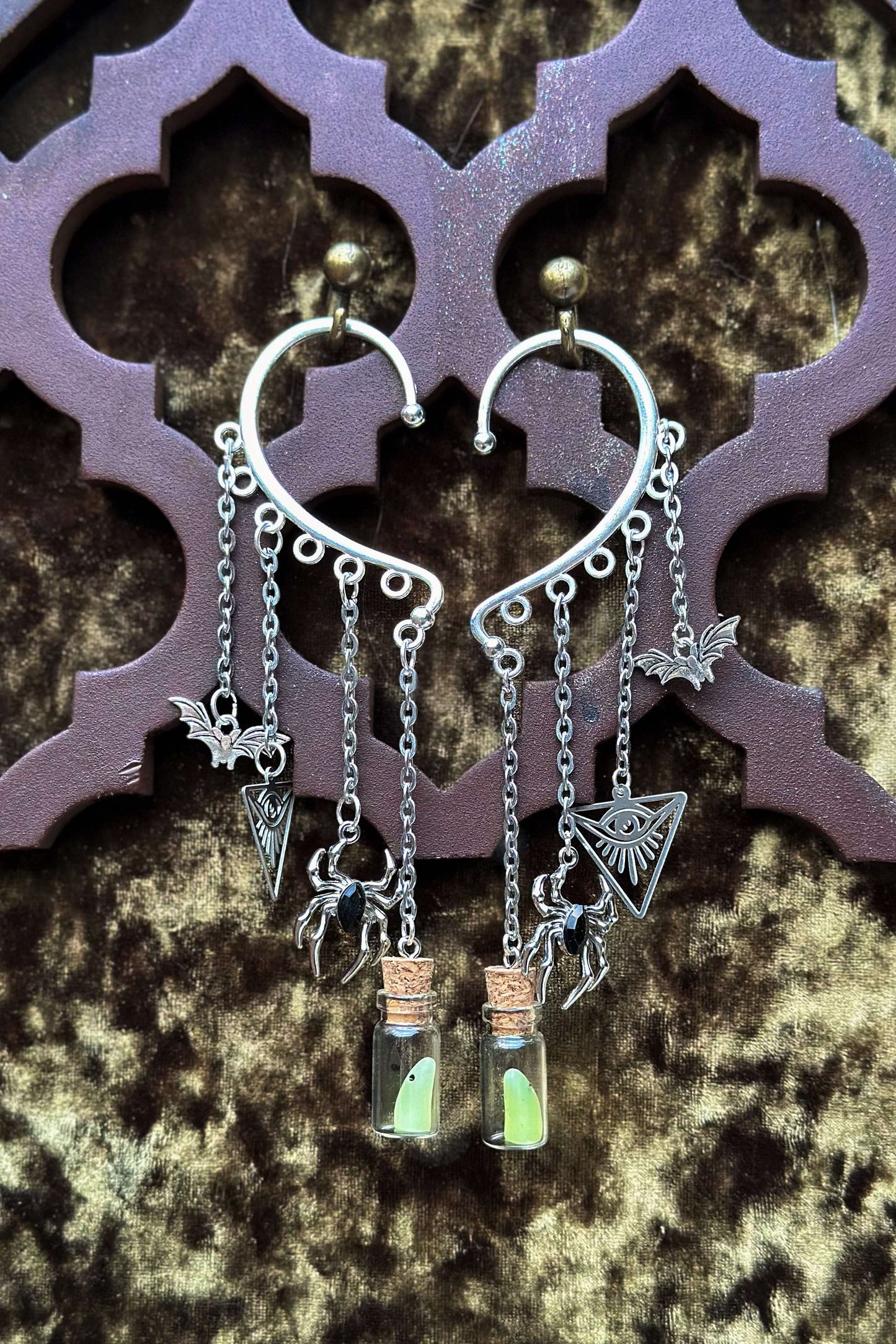 Ghost Visions - OOAK Ear Cuff