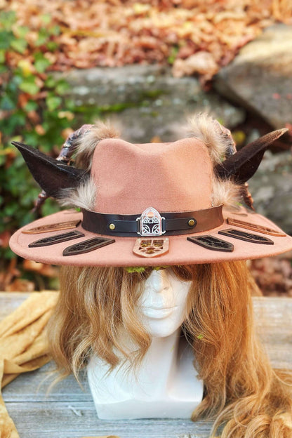 "Ludo's Lament" - OOAK Stained Halo Hat