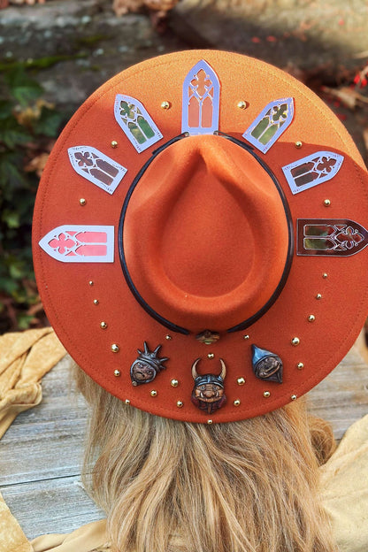 "Say 'I WISH!'" - OOAK Stained Halo Hat