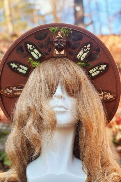 "Ludo's Lament" - OOAK Stained Halo Hat