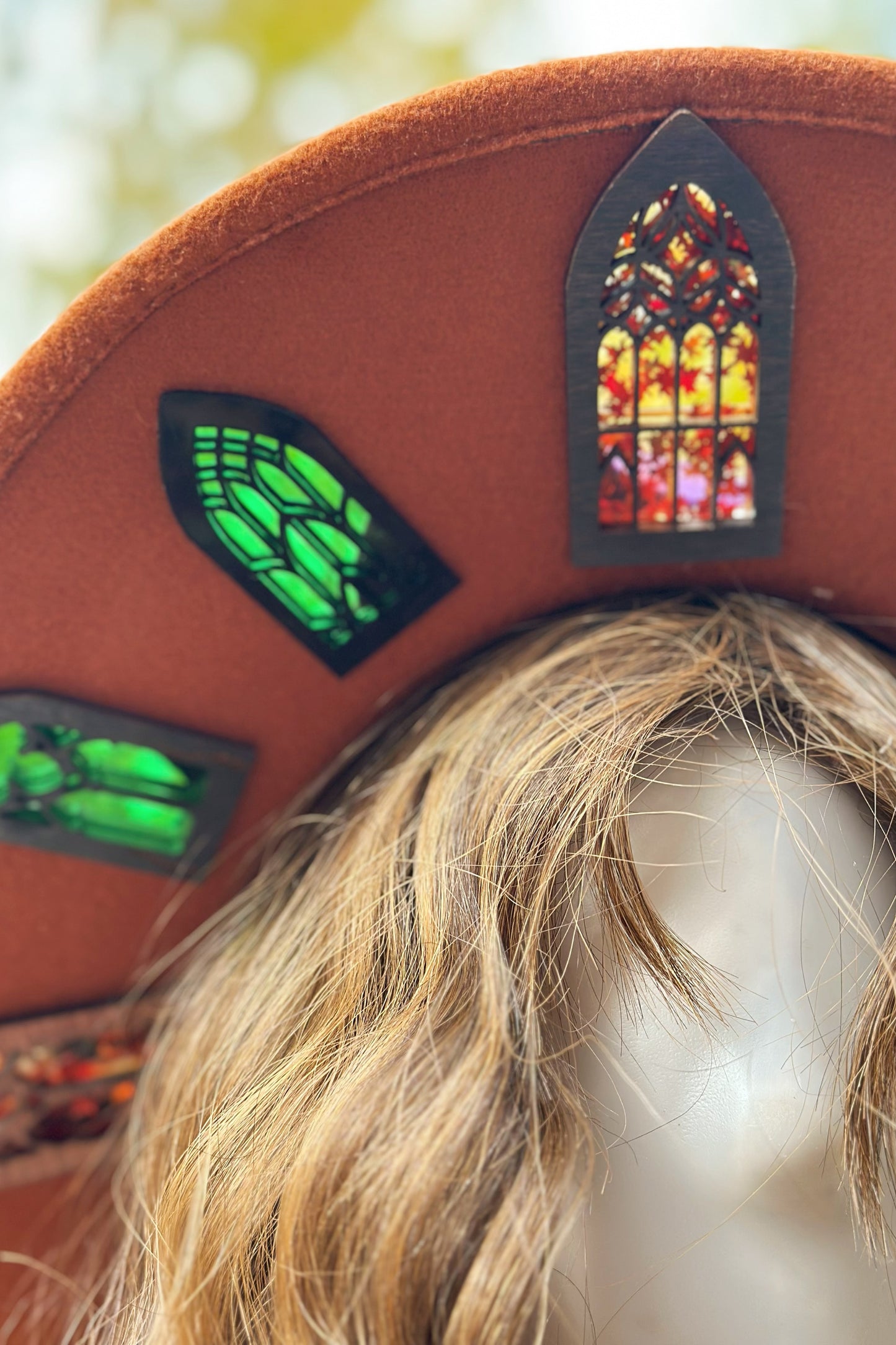 "Witch of the Turning Leaves" - OOAK Halo Hat