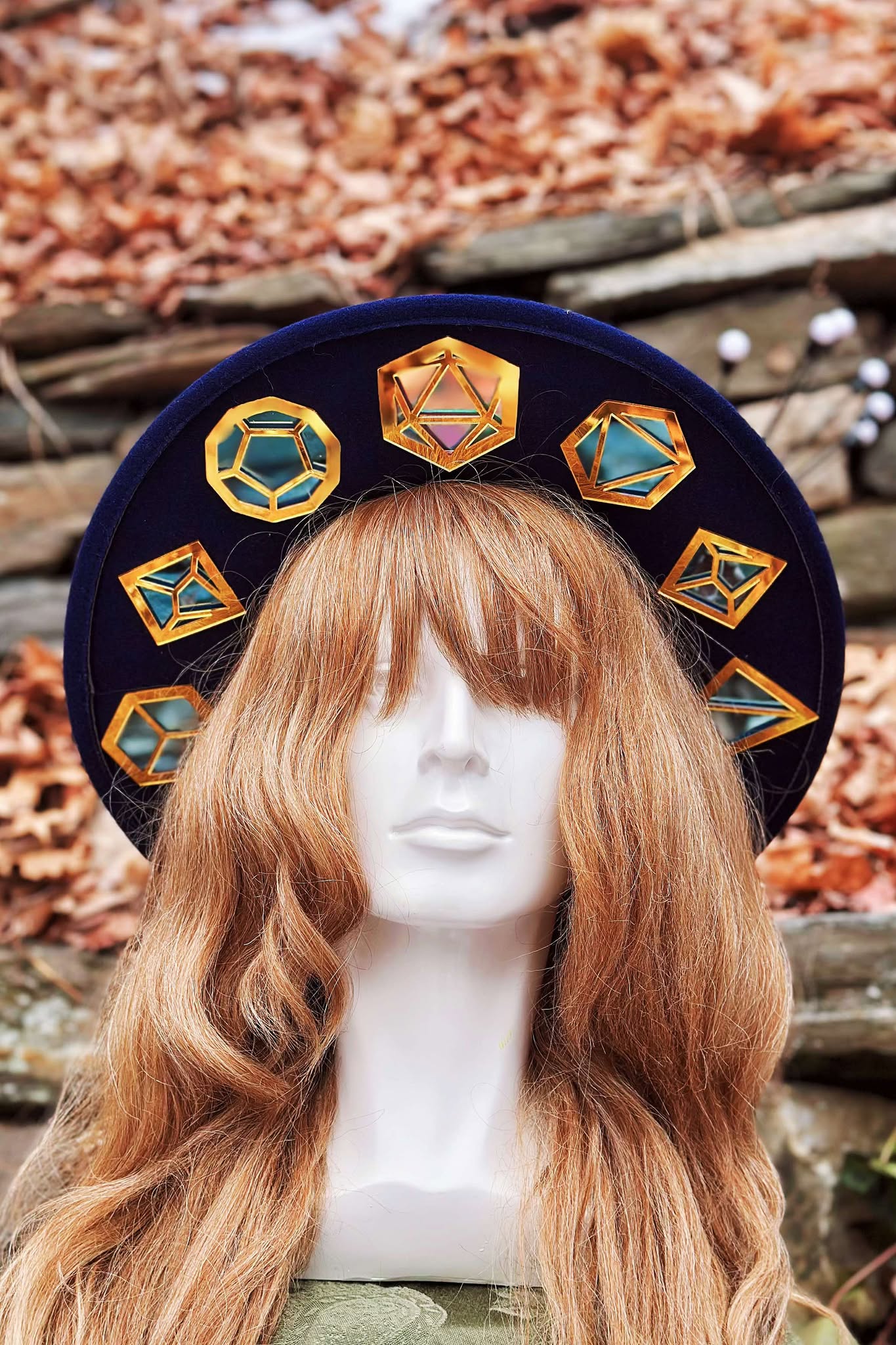 Polyhedral Halo Hat : Dice Hats