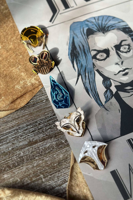 Faces of the Arcane Pin Set