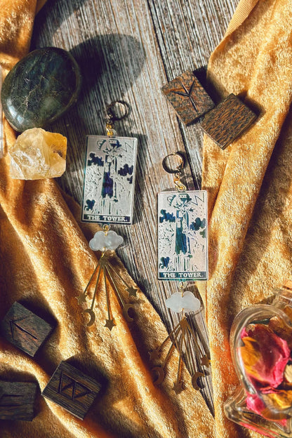 Cards of the Major Arcana Earrings