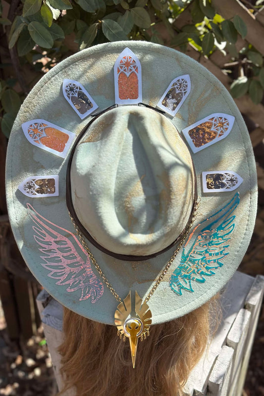 "Champion of the Everlight" - OOAK Halo Hat