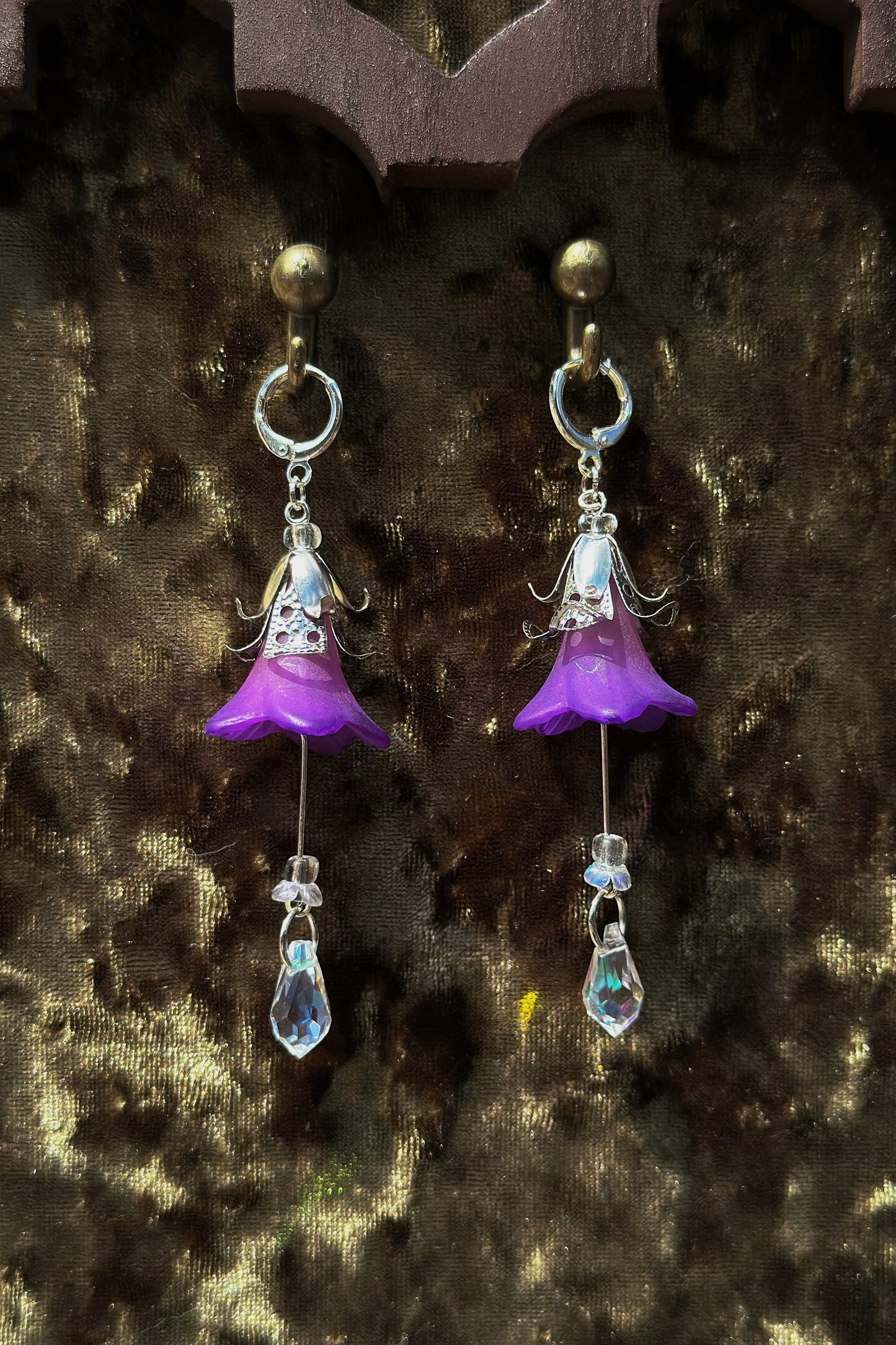 Bud and Blossom OOAK Earrings